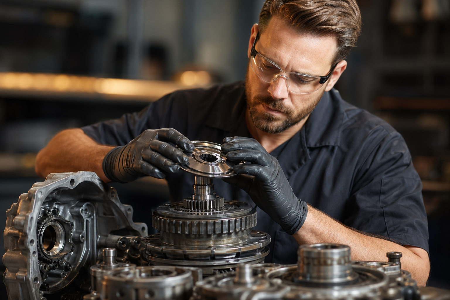 Certified transmission technician at work in Riverdale GA
